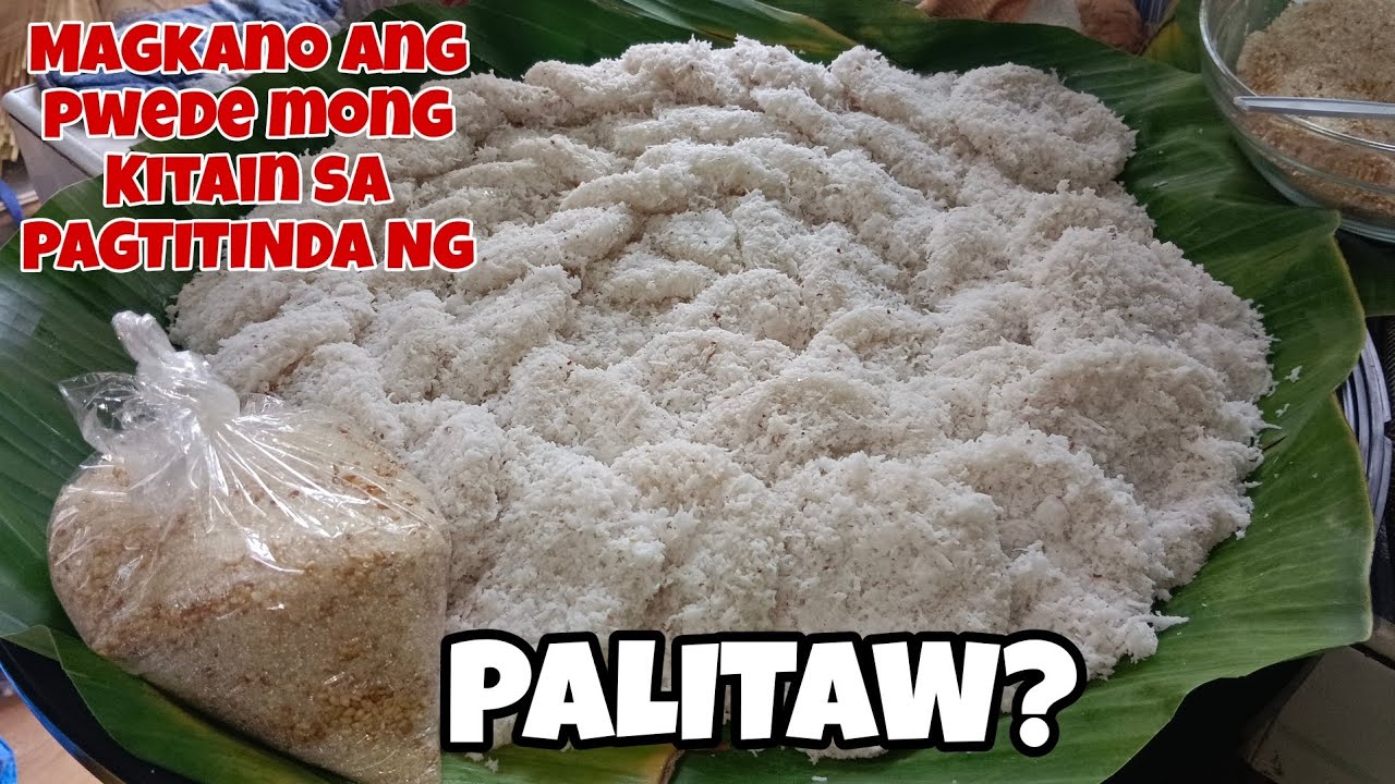 Malagkit na Bigas + kinayod na Niyog= Kumikitang Pangkabuhayan🤑 JEO