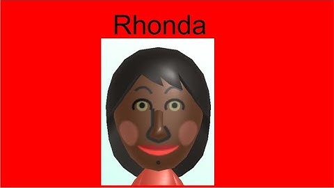 E notes custom Wii Sports Resort CPU Mii Tutorial: Rhonda