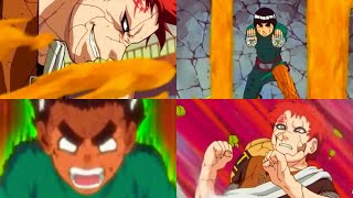 Rock Lee vs Gaara - LUTA COMPLETA Lee Usa Lotus Oculta Exame Chunin (Naruto Classico DUBLADO PT BR)