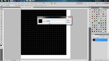 Photoshop CS5: Create A Grid From Scratch Without Stock Images