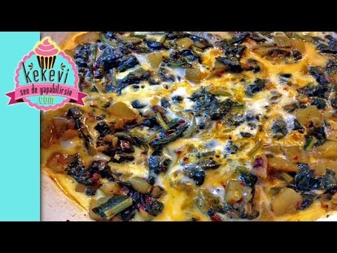 Yumurtalı Ispanak (Patatesli) | Ispanak Yemeği