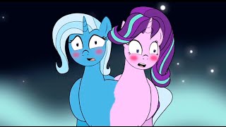 Фокусы лучших подруг - анимация my little pony
