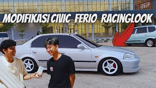 MODIFIKASI HONDA CIVIC FERIO 1997‼️RACINGLOOK BUDGET PELAJAR‼️ #modifikasi #modifikasimobil