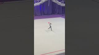 Художня гімнастика. Виступ з м'ячем на турнірі MegicFairyCup #choreography #художнягімнастика #dance