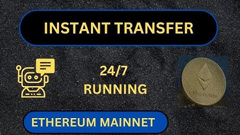 AUTO WITHDRAW BOT ON ETHEREUM MAINNET