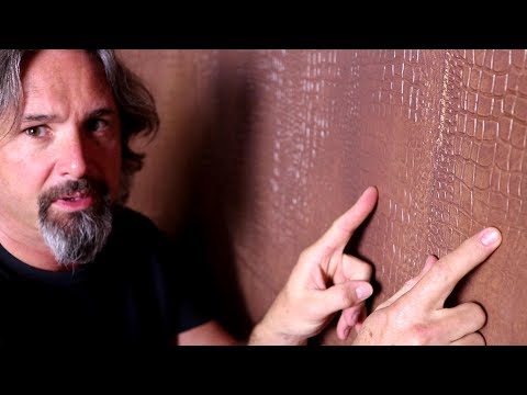 Crocodile Hide Faux Painting Techniques For Walls Youtube