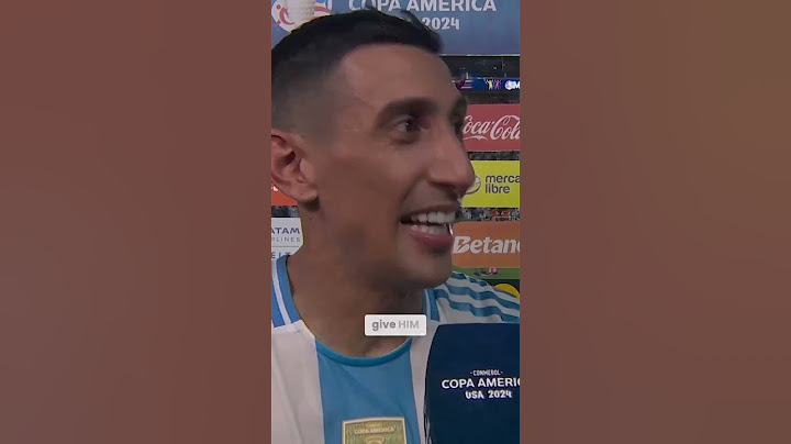 Ángel Di María on what it meant to win the Copa América 2024 for Messi 🤝 #lionelmessi #argentina
