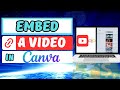 How to Embed a YouTube Video In Canva for Free (Step by Step)