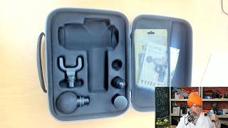 Demo of amazing massage gun - great deep tissue massage