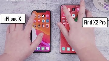 Oppo Find X2 Pro VS iPhone X || Speed Test Comparison ||【Known Mobile】