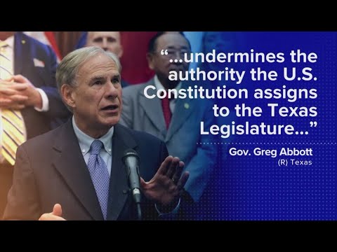 Gov Abbott Says He Plans To Appeal Federal Ruling Blocking Texas Redistricting