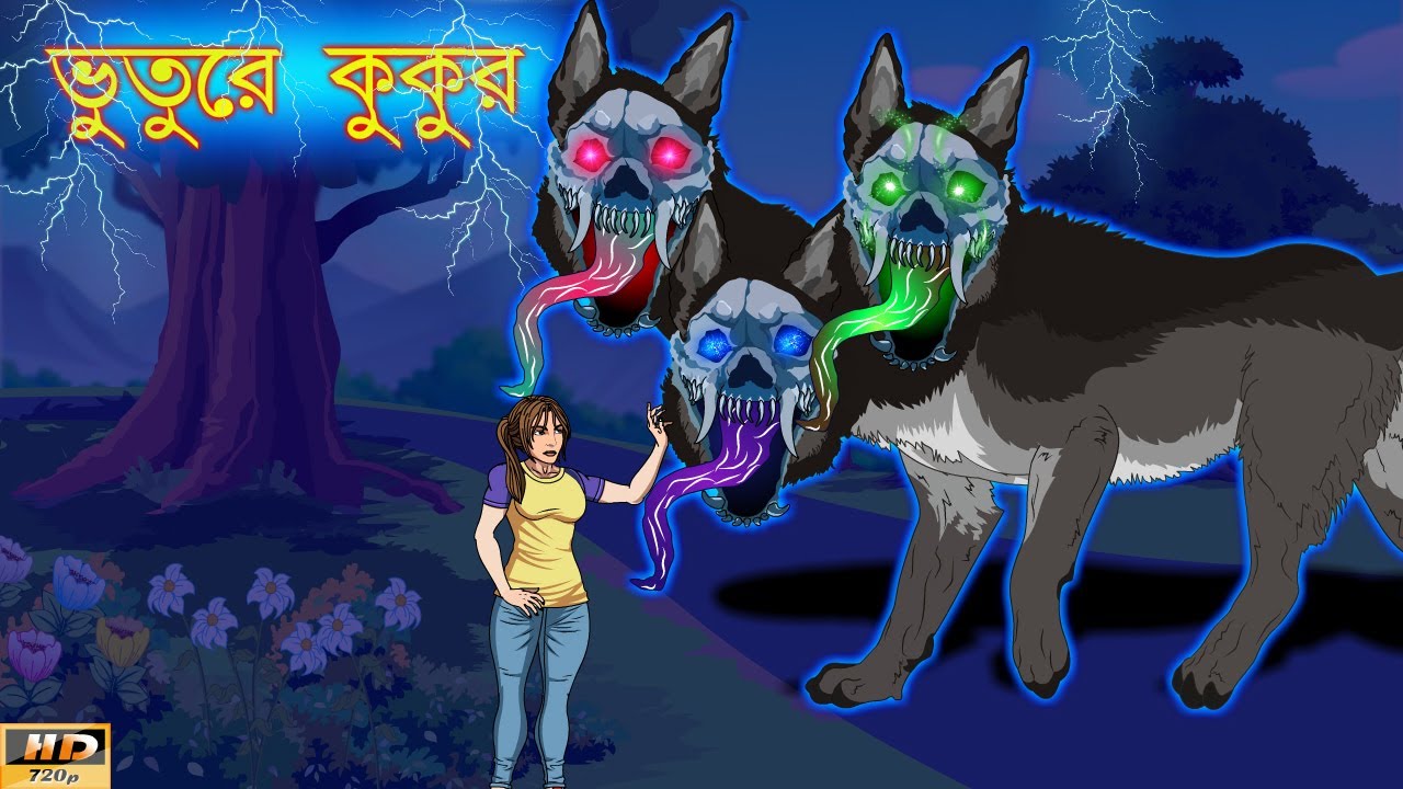 ভুতুড়ে কুকুর | Bhuture Dog | Bangla Cartoon| Bhuter Golpo | Moral stories  | Cartoon | - YouTube