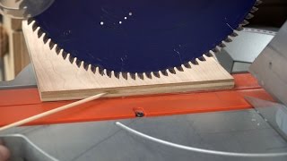 A common question I get asked is why do I make my miter saw cuts in two passes instead of one? When making a wider cut at my 