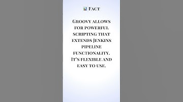 📝 Groovy Basics for Jenkins #Groovy, #Jenkins, #Scripting, #PipelineAutomation, #DevOps, #CI/CD