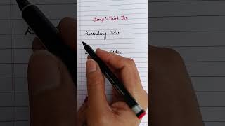 ascending order and descending order hack #education #maths #trendingshorts #ascendingorder