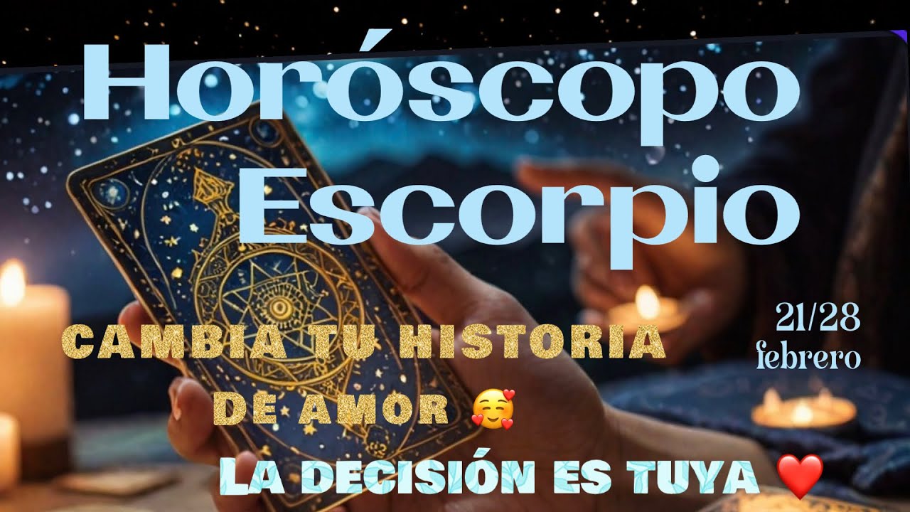 Escorpio ♏ Estás en un punto decisivo en el amor😱😱💥💥