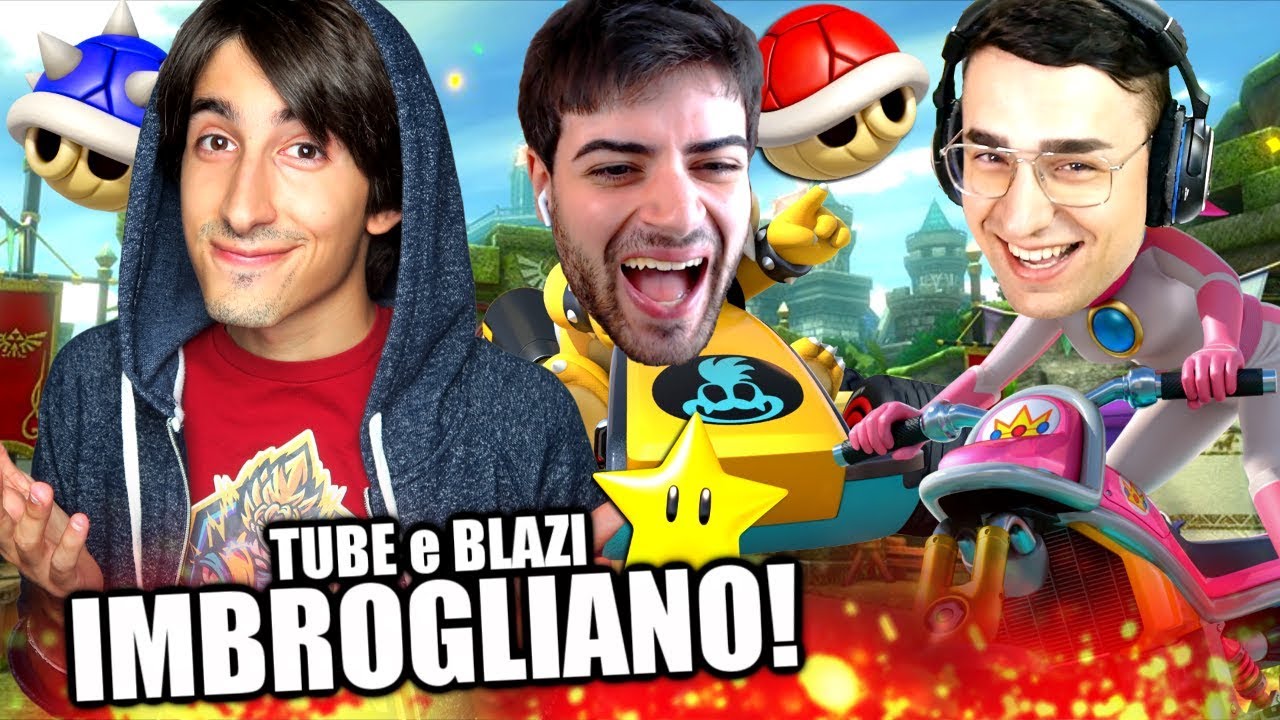 TUBERANZA e BLAZIKEN68 IMBROGLIANO insieme 😲 Mario Kart 8 Deluxe Gameplay ITA