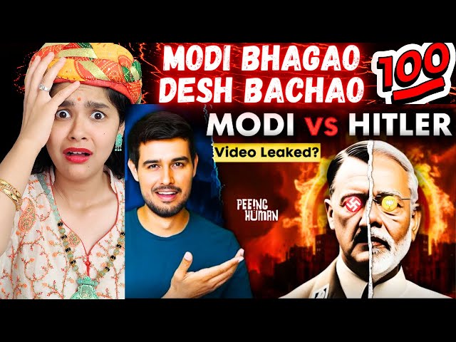 MODI vs HITLER : BJP Ideology vs Nazi Ideology ft. Dhruv Rathee | Indian Reaction On Godi Media class=