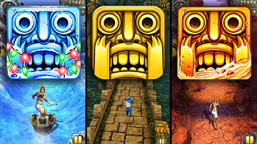 Temple Run 2 Frozen Shadows Vs Temple Run Vs Temple Run 2 Blazing Sands - Endless Run Gameplay