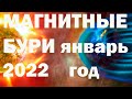 Магнитные бури в январе 2022 года  Прогноз  календарь магнитных бурь