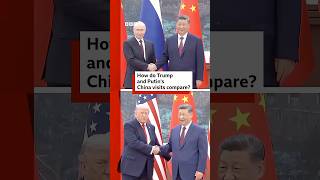 How do Trump and Putin's China visits compare? Russia #China #US #News #BBCNews
