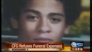 State stops pay for teen's funeral