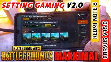 SET-UP GAMING CORVUS OS V15.0 REDMI NOTE 8 + MODUL MAGISK SUPPORT GAMING | PUBG SMOOTH EXTREME 90FPS