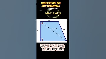 What is the length of the diagonal? #shorts