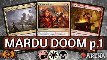 🔴⚪⚫ Mardu Doom Foretold, part 1 | MTG Arena | Explorer | BO3 | Wilds of Eldraine
