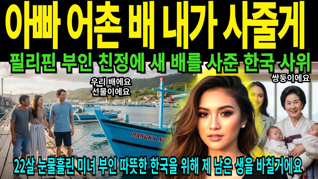 필리핀 어부 아버지가 한국 사위 보자마자 오열하며 주저앉은 까닭 [해외감동사연]