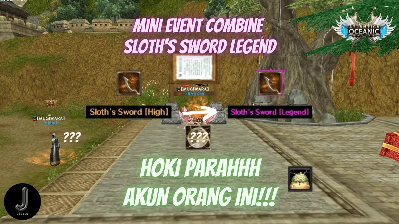 [Atlantica Online Oceanic] Mini Event Combine Sloth Sword From [High ...