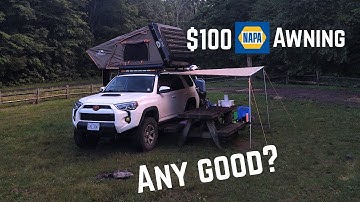 Napa awning. $100 8ftx8ft Maxi Trac overlanding vehicle awning walk around review. Is it any good?
