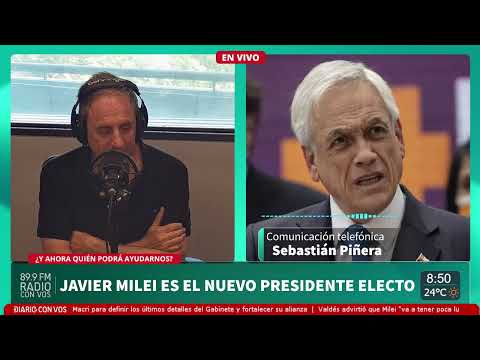 Sebastián Piñera habló en exclusiva con Ernesto Tenembaum luego del triunfo de Javier Milei