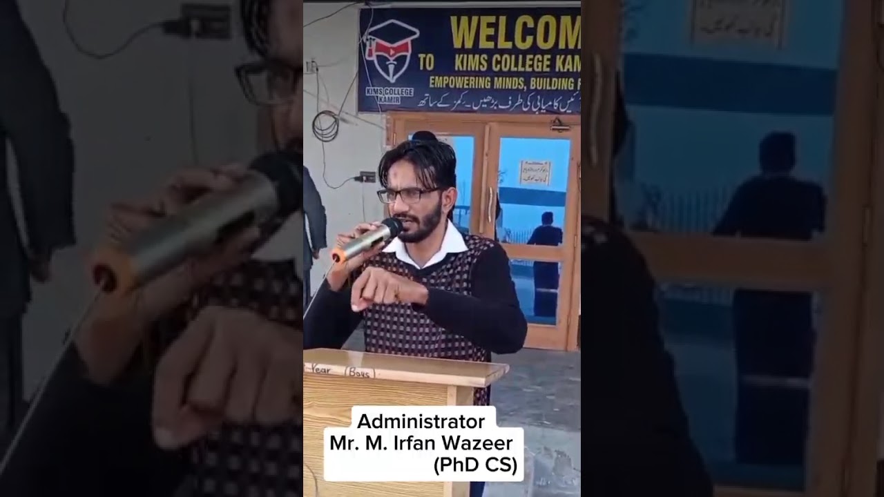 Learn Technical Skills & Set Your Goals for 2026 |Message by Sir Irfan Wazeer |KIMS College Official