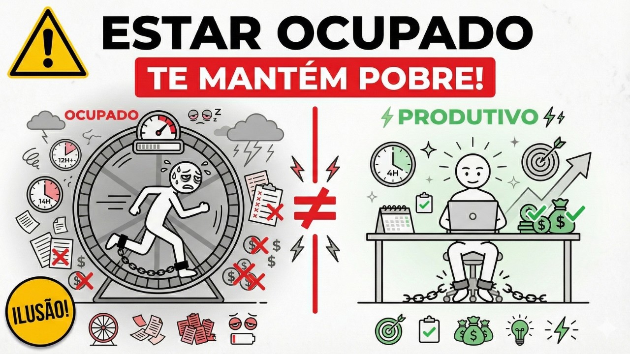 Estar Ocupado Te Mantém Pobre: A Ilusão da Produtividade