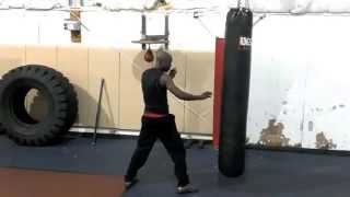 Kung-fu bag work - the iron punch. screenshot 3