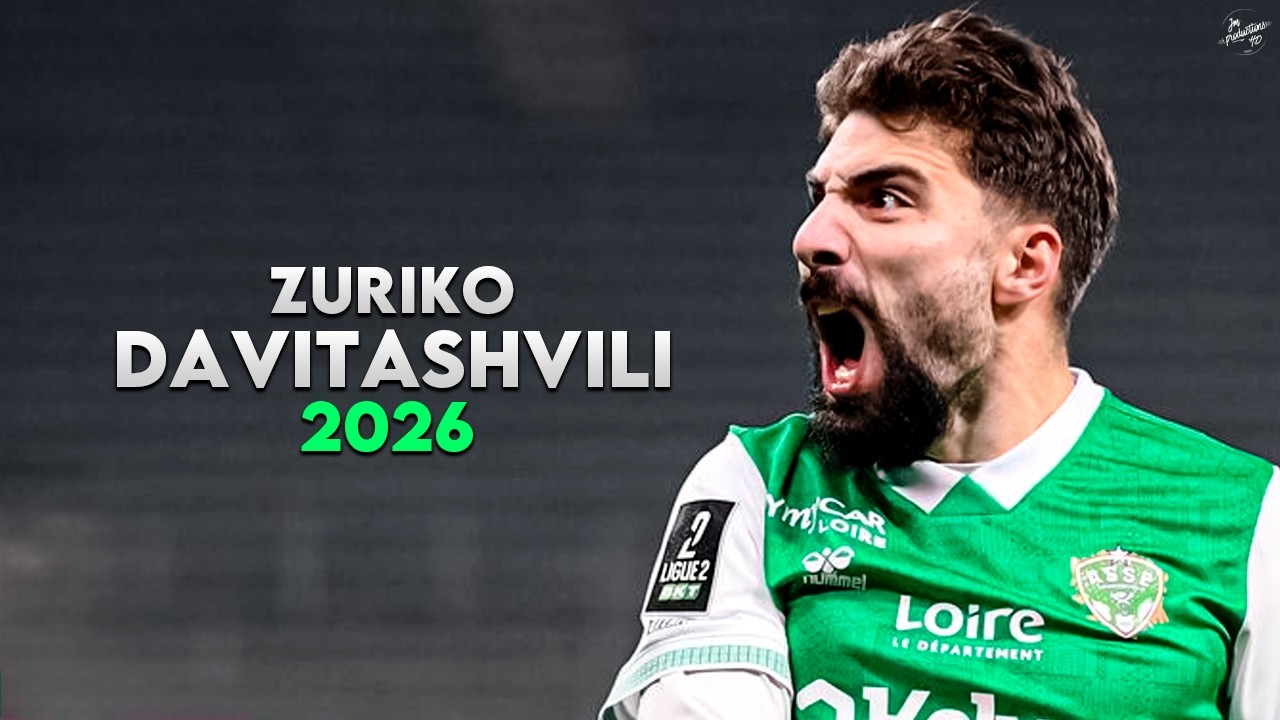 Zuriko Davitashvili 2026 - Crazy Skills, Assists & Goals - Saint-Étienne | HD