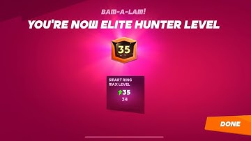 Moco online Level 35 Elite Hunter Level & Ring upgrad