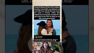 During the filming of Pirates of the Caribbean Dead Man's Chest (2006), Orlando Bloom wasn't ready