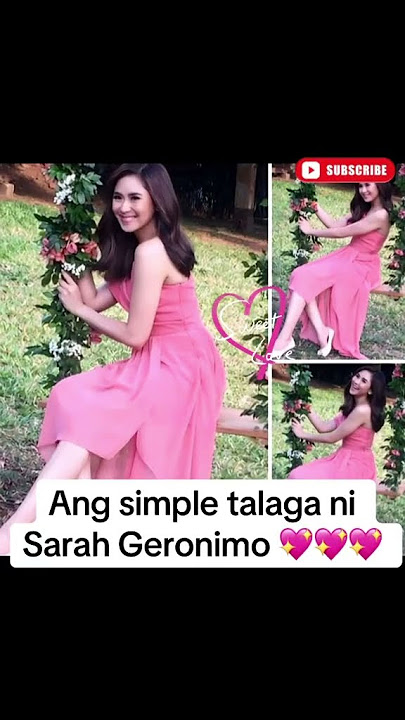 NAPAKA-SIMPLE NI SARAG GERONIMO 💖 #sarahgeronimo