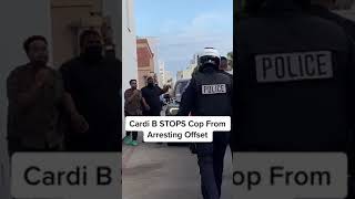 cardi b stops cop from arresting offset #shorts