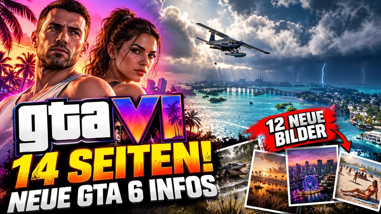 Video thumbnail for GTA 6 ENTHÜLLT NEUE DETAILS! 🔥 12 neue Bilder & 170+ Tierarten