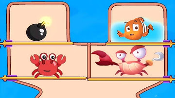 Fish pin - new levels (233 to 241) IOS android Gameplay Walkthrough - part #10