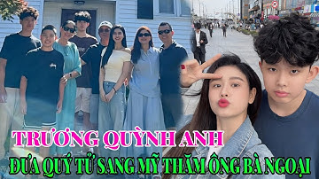 Trương Quỳnh Anh đưa quý tử sang Mỹ gặp ông bà ngoại sau 13 năm, khoe con trai khiến mọi người phải