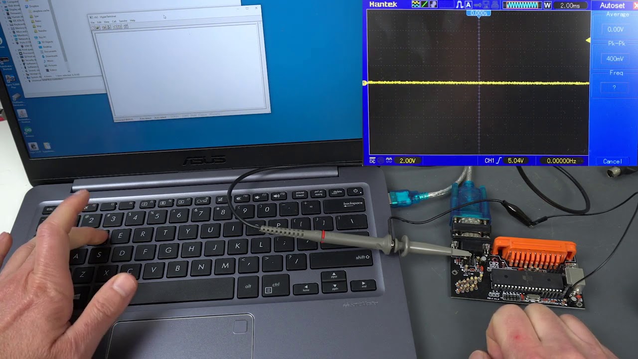 Serial Communication with CB2 Microcomputer part2 of 3 - by Noel - YouTube