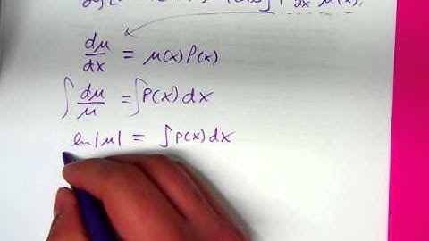 2.5 Linear Differential Equations