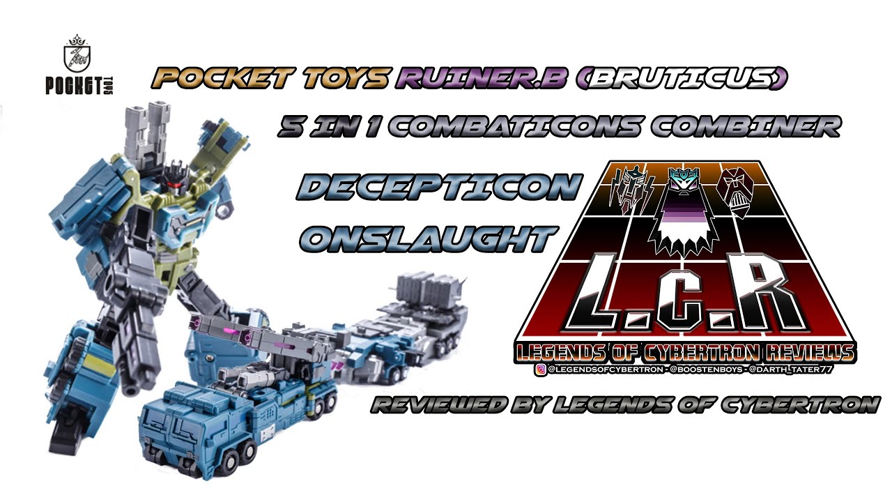 Pocket Toys Ruiner.B Combiner 5 of 5 (Onslaught) - YouTube