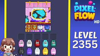 Pixel Flow Level 2355 Solution Walkthrough