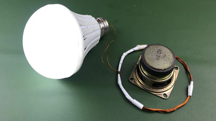Electricity Engineers Free Energy Generator With Speaker Magnet And Copper Wire