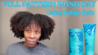 INDIGO RAIN WASH AND GO| Full Pattern Wash Day and review screenshot 2